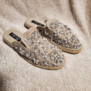 Naughty Monkey Beaded Slippers